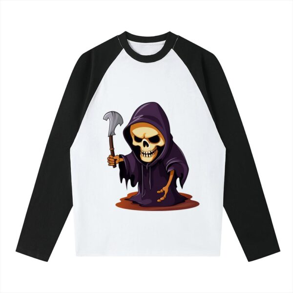 Spliced Long-Sleeve T-Shirt