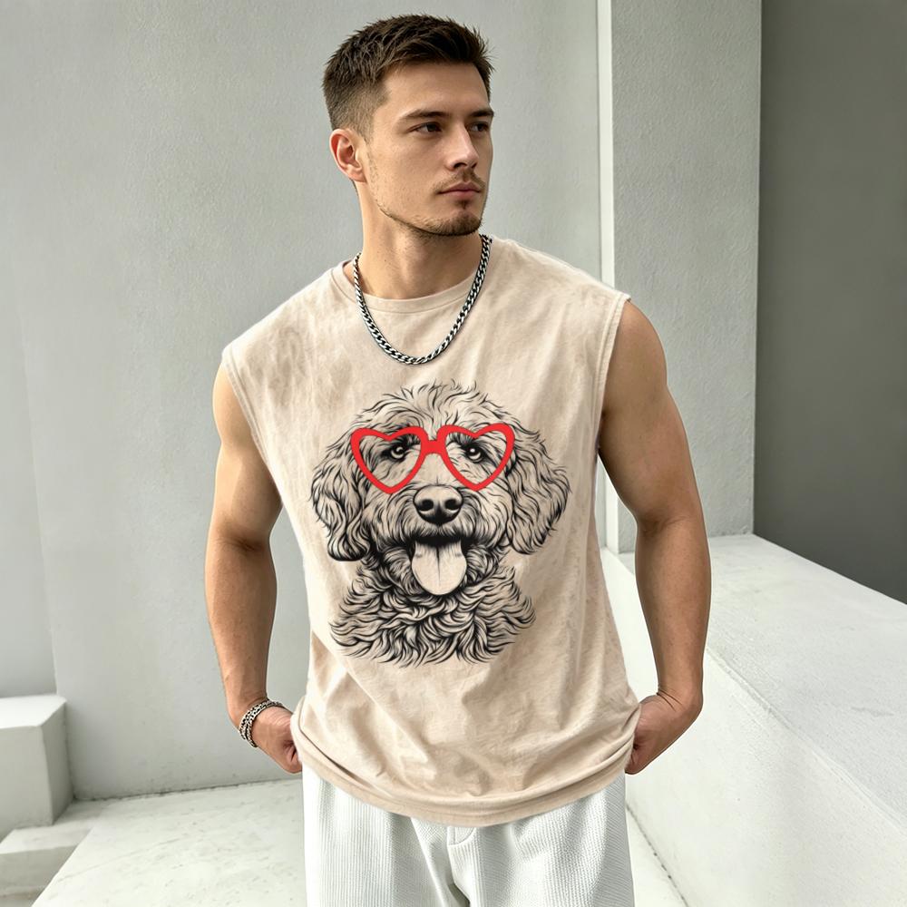 Men's Washed Vintage Sports Style
